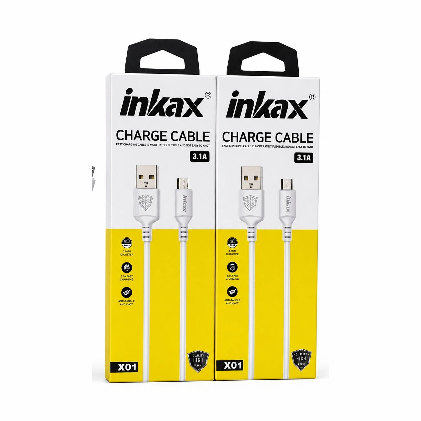خرید کابل شارژ Micro USB Inkax مدل X01 اصل ✔