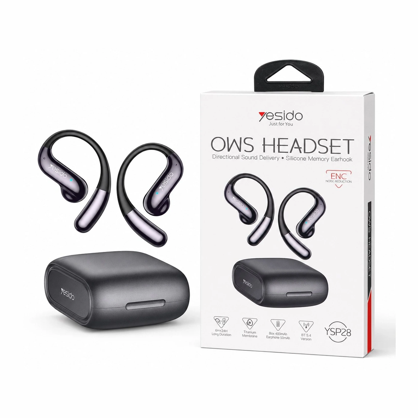 خرید هندزفری بلوتوثی OWS Yesido مدل YSP28 اصلی